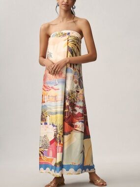 Corey Lynn Calter Tropical Print Maxi Dress - Multicolor